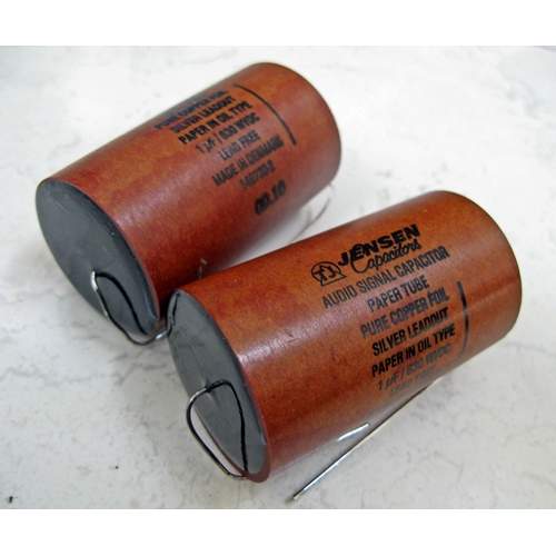 1uF 630V Jensen Copper Foil PIO (paper tube) capacitor